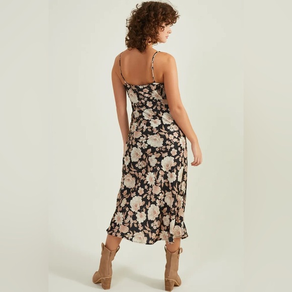 NWT Altar'd State Lyla Satin Midi Dress Size Small - Picture 4 of 11